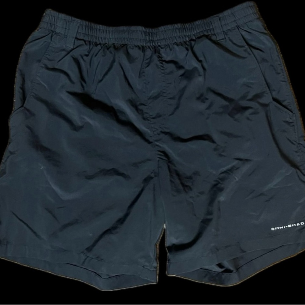 *School Uniform Columbia PFG OmniShade Boys Shorts - black (big boys Large)